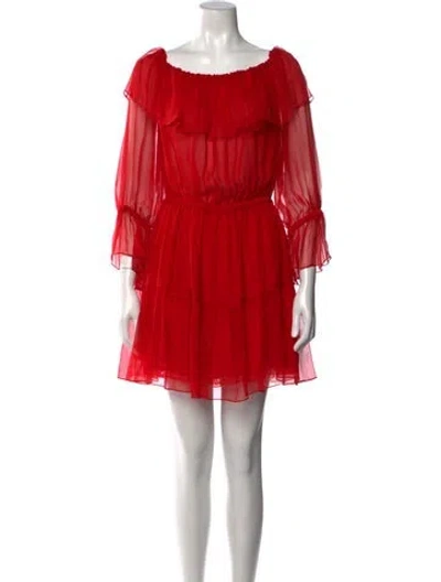 Pre-owned Gucci 2023 Mini Dress W/ Tags In Red
