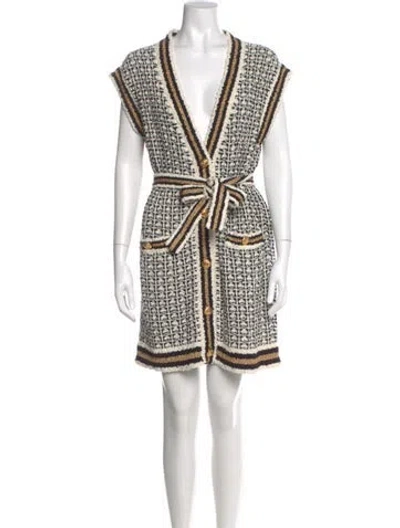 Pre-owned Gucci 2023 Mini Dress In White