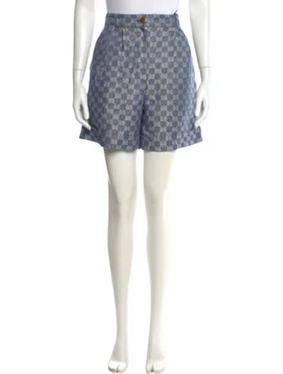 Pre-owned Gucci 2023 Mini Shorts W/ Tags In Blue