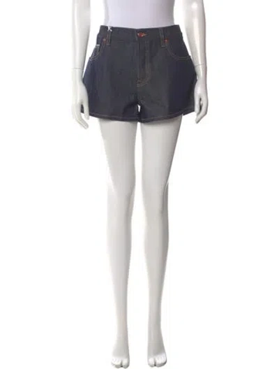Pre-owned Gucci 2023 Mini Shorts W/ Tags In Blue