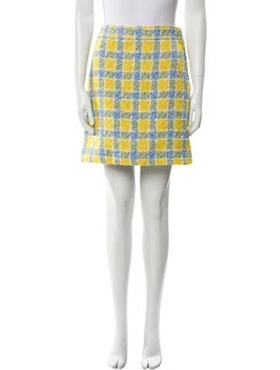 Pre-owned Gucci 2023 Mini Skirt In Yellow
