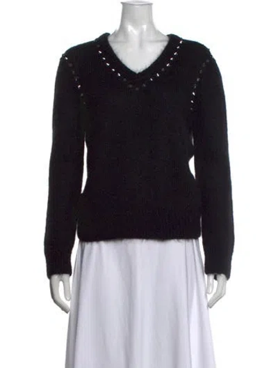 Pre-owned Gucci 2023 Mohair Sweater In Black