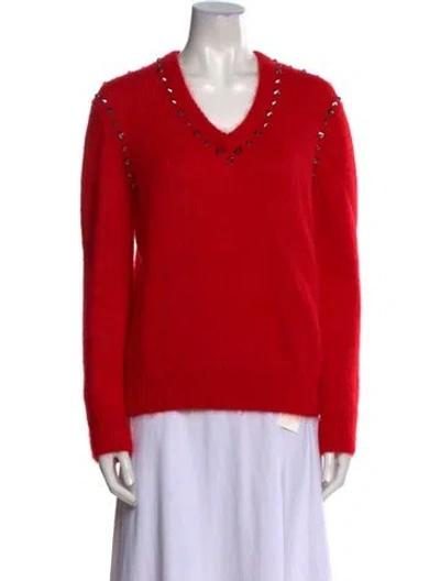Pre-owned Gucci 2023 Mohair Sweater In Red