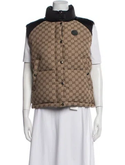 Pre-owned Gucci 2023 Patterned Vest W/ Tags In Neutrals