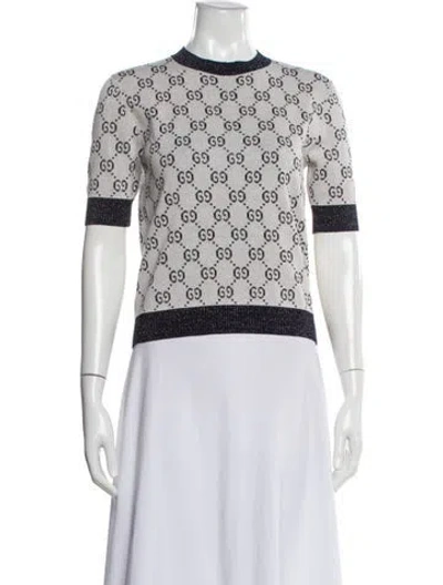 Pre-owned Gucci 2023 Printed Sweater W/ Tags In Gray