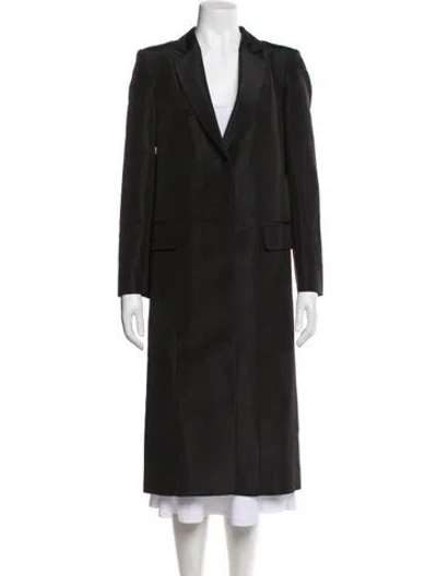 Pre-owned Gucci 2023 Silk Coat In Black