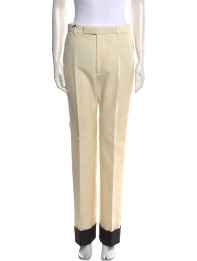 Pre-owned Gucci 2023 Straight Leg Pants In Neutral