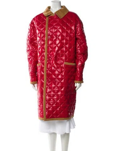 Pre-owned Gucci 2023 Trench Coat W/ Tags In Red