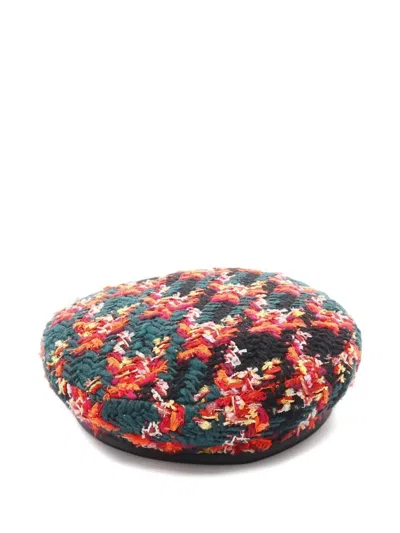 Pre-owned Gucci 2023 Tweed Beret