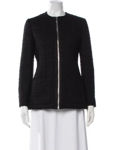 Pre-owned Gucci 2023 Tweed Jacket In Black