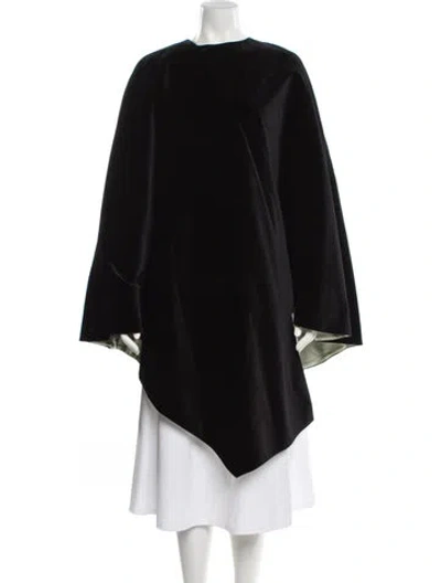 Pre-owned Gucci 2023 Velvet Coat In Black