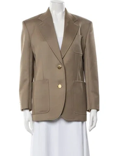 Pre-owned Gucci 2023 Wool Blazer In Brown