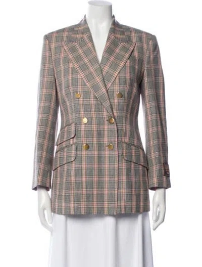 Pre-owned Gucci 2023 Wool Blazer In Multi
