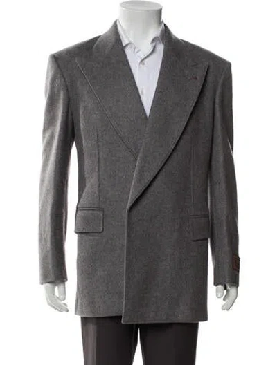 Pre-owned Gucci 2023 Wool Blazer W/ Tags In Gray
