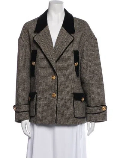 Pre-owned Gucci 2023 Wool Jacket W/ Tags In Brown