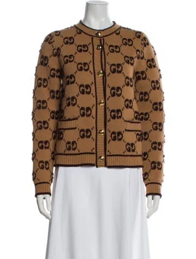 Pre-owned Gucci 2023 Wool Sweater In Brown