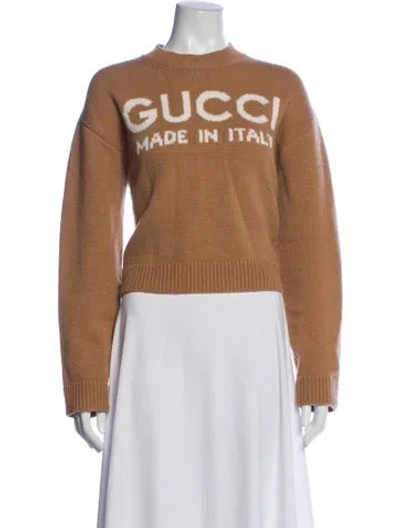 Pre-owned Gucci 2023 Wool Sweater In Neutral