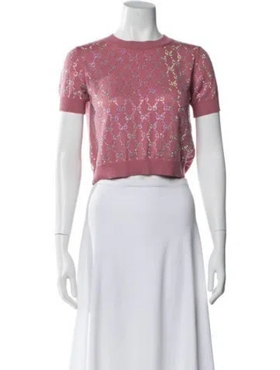 Pre-owned Gucci 2023 Wool Sweater In Pink