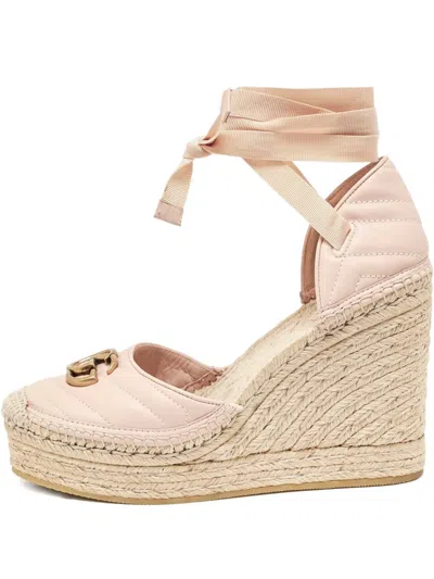 Pre-owned Gucci 2024 150mm Gg Marmont Espadrilles