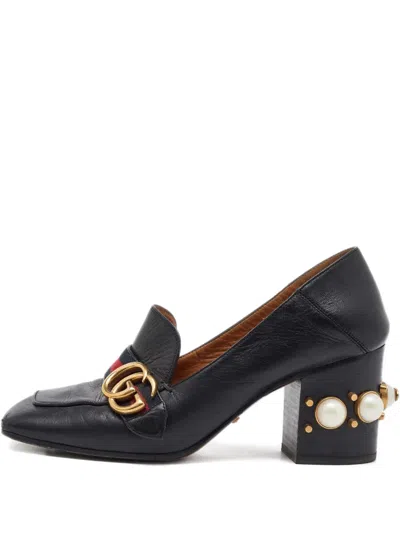 Pre-owned Gucci 2024 75mm Peyton Pumps