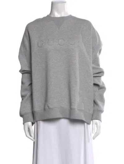 Pre-owned Gucci 2024 Crew Neck Sweatshirt W/ Tags In Gray