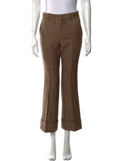 Pre-owned Gucci 2024 Flared Pants In Neutral