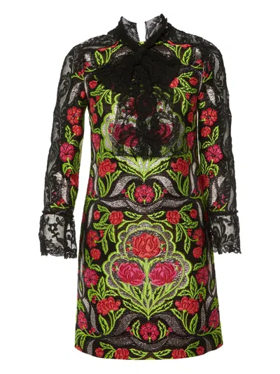 Pre-owned Gucci 2024 Floral Lace Dress