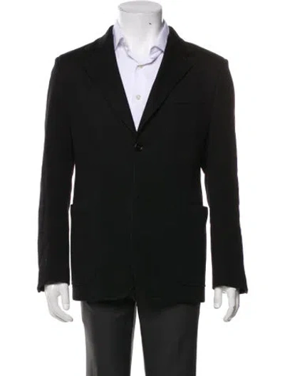 Pre-owned Gucci 2024 Gg Logo Blazer In Black