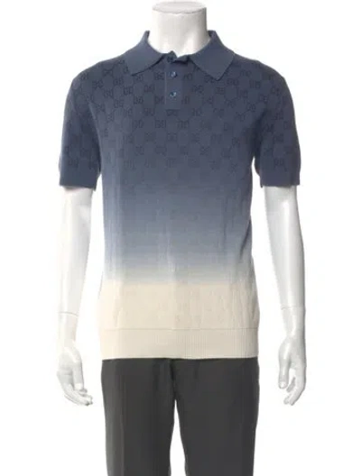 Pre-owned Gucci 2024 Gg Logo Polo Shirt