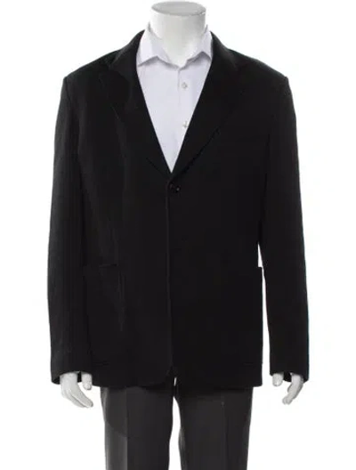 Pre-owned Gucci 2024 Gg Logo Sport Coat In Black