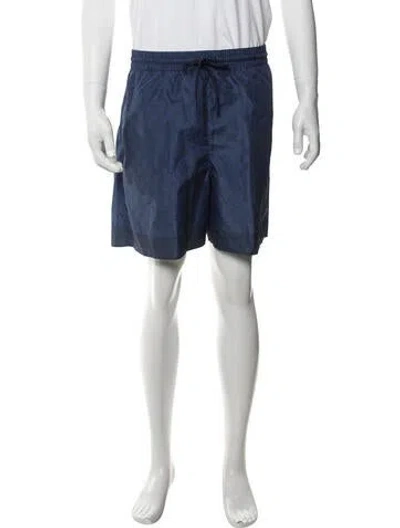 Pre-owned Gucci 2024 Graphic Print Swim Trunks W/ Tags In Blue