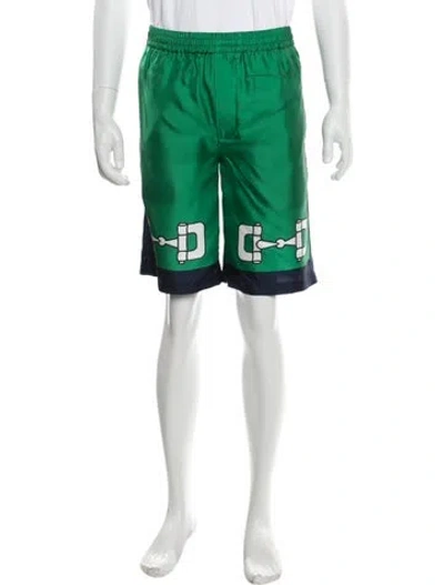 Pre-owned Gucci 2024 Jogger Shorts In Green