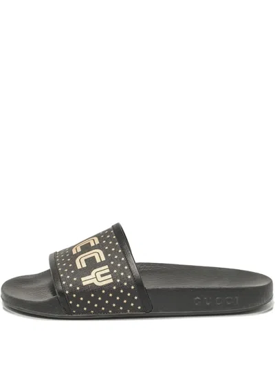 Pre-owned Gucci 2024 Logo-print Slides