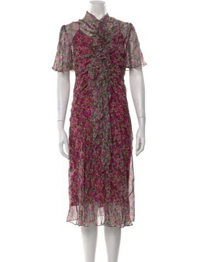Pre-owned Gucci 2024 Midi Length Dress W/ Tags In Multi