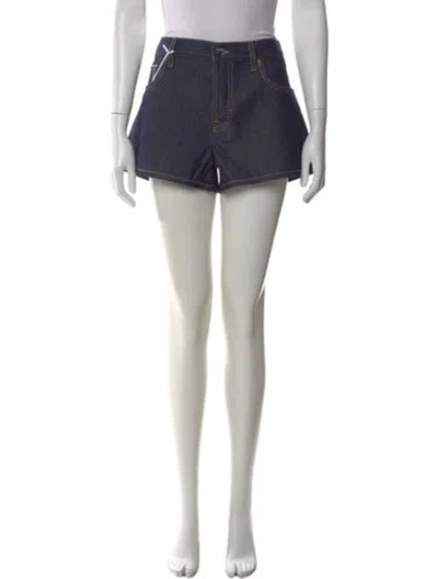Pre-owned Gucci 2024 Mini Shorts W/ Tags In Blue