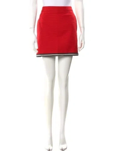 Pre-owned Gucci 2024 Mini Skirt W/ Tags In Red