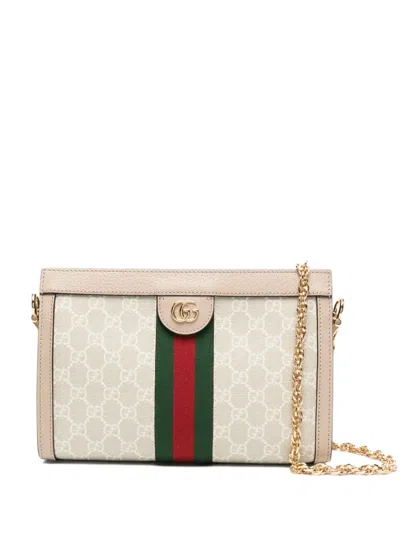 Pre-owned Gucci 2024 Ophidia Crossbody Bag In Neutral