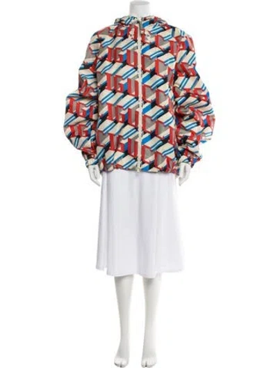 Pre-owned Gucci 2024 Printed Parka W/ Tags In Neutral