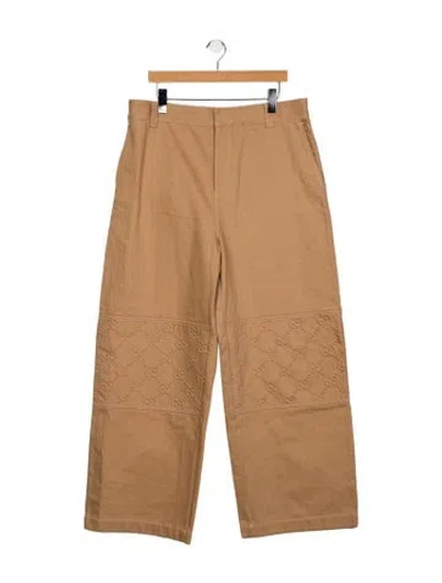 Pre-owned Gucci 2024 Relaxed Fit Jeans In Neutral