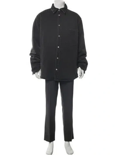 Pre-owned Gucci 2024 Reversible Gg Supreme Parka W/ Tags In Gray