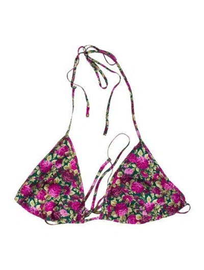 Pre-owned Gucci 2024 Silk Bodysuit In Purple