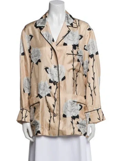 Pre-owned Gucci 2024 Silk Pajamas In Neutral