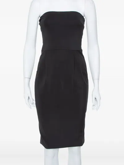 Pre-owned Gucci 2024 Strapless Pleated Dress