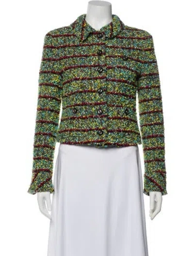 Pre-owned Gucci 2024 Tweed Evening Jacket W/ Tags In Multi