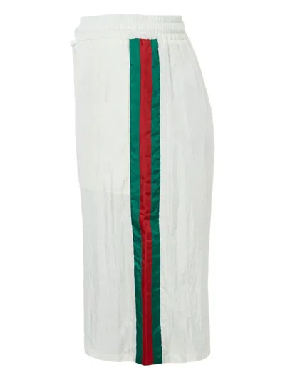 Pre-owned Gucci 2024 Web Panelled Trousers