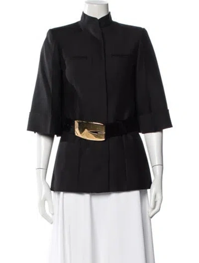Pre-owned Gucci 2024 Wool Jacket In Black