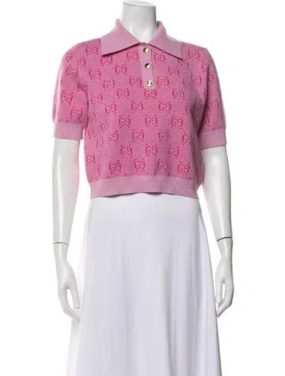 Pre-owned Gucci 2024 Wool Sweater In Pink