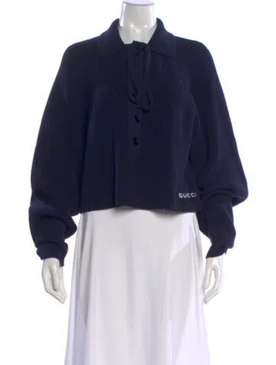 Pre-owned Gucci 2024-2025 Sweater In Blue