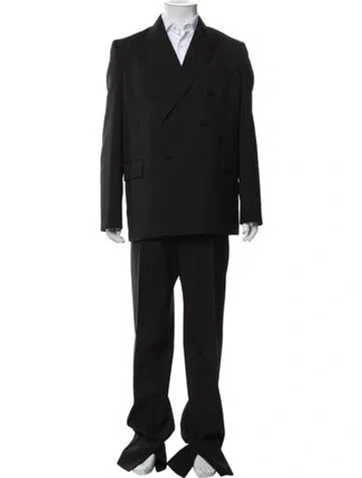 Pre-owned Gucci 2024-2025 Wool Two-piece Suit In Black