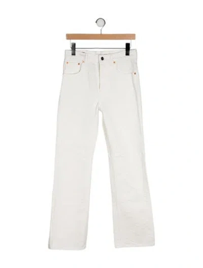 Pre-owned Gucci 2025 Bootcut Jeans W/ Tags In White